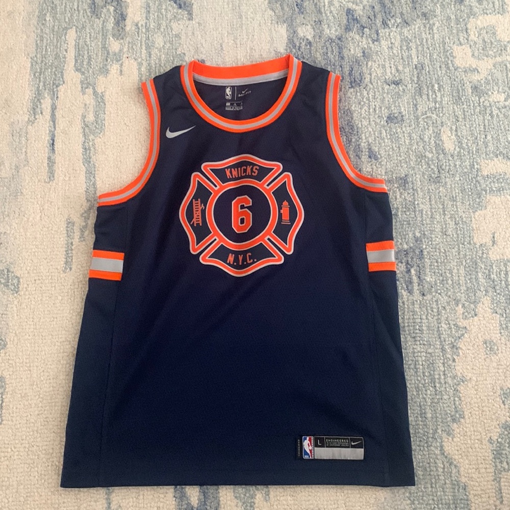 Nike Swingman Knicks Porzingis FDNY City Jersey